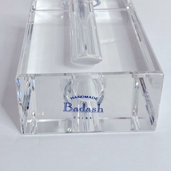Badash Joy Optical Crystal 7.5 Inch Tall Perfume Bottle - Picture 4 of 11